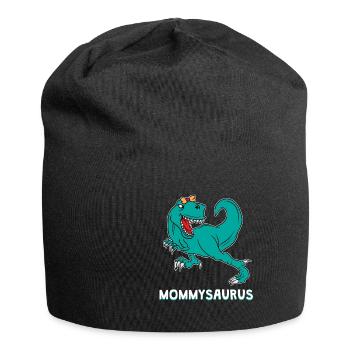 Dinosaur Dino T-Rex Mom Mother Mom Gift - Jersey Beanie - black - Front