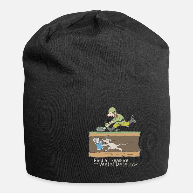 Sondeln - Jersey-Beanie - Schwarz