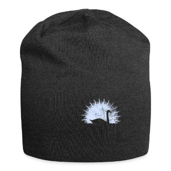 Swan - Jersey Beanie - charcoal grey - Front