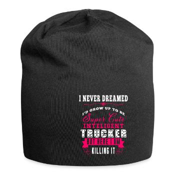 Camionneur, camionneur, camionneur - Bonnet en jersey - noir - Devant