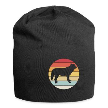 loup - Bonnet en jersey - noir - Devant