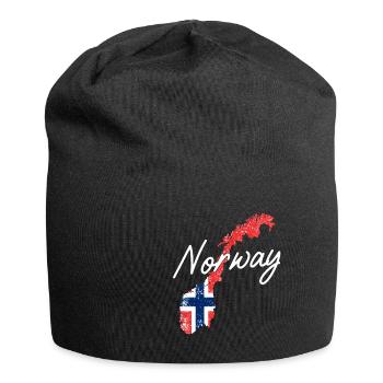 Norway Flag Country Norwegian Gift Nation - Jersey Beanie - black - Front