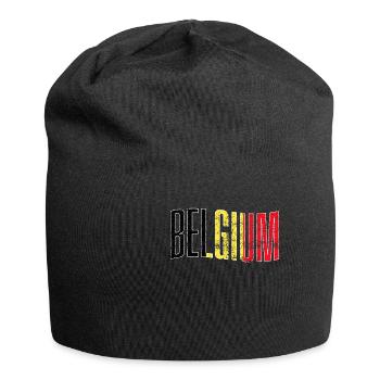 Belgien - Jersey-Beanie - Schwarz - Vorne