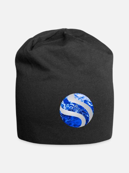 Ballon eau - Bonnet en jersey - noir