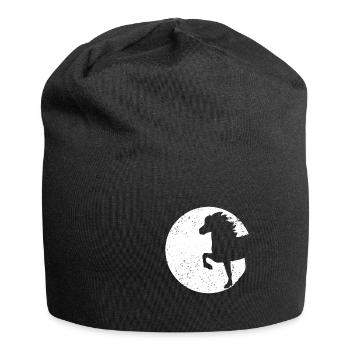 Les Islandais une passion - Bonnet en jersey - noir - Devant