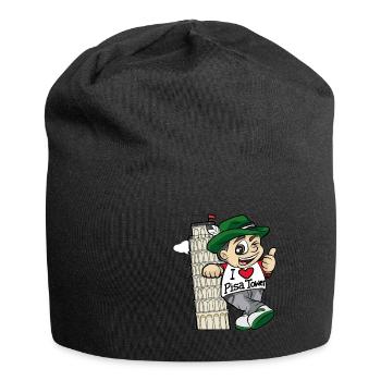 I LOVE PISA TOWER Italy Italian Tourist - Jersey Beanie - black - Front