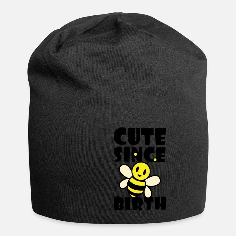 Demonstration Nachhaltig - Jersey-Beanie - Schwarz