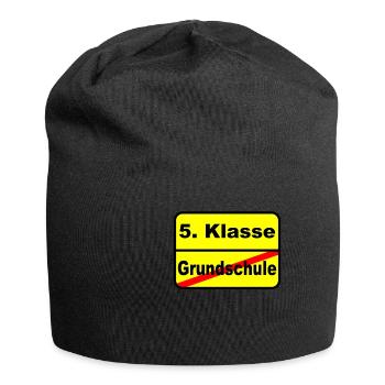 5th grade advanced elementary school gift - Jersey Beanie - black - Front