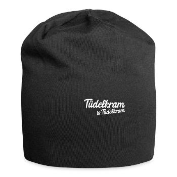 Tüdelkram is Tüdelkram | Northern Germany, coast - Jersey Beanie - black - Front