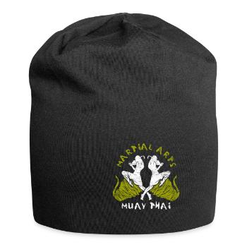 Muay Thai Thai Boxing Kick Boxing Arts Martiaux Cadeau - Bonnet en jersey - noir - Devant