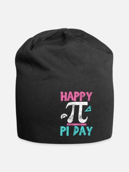 Pi Day Math Teacher - Jersey Beanie - black