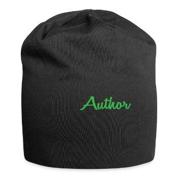 author - Jersey Beanie - black - Front