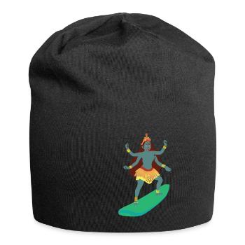 Surfez comme Kali Yuga - Bonnet en jersey - noir - Devant