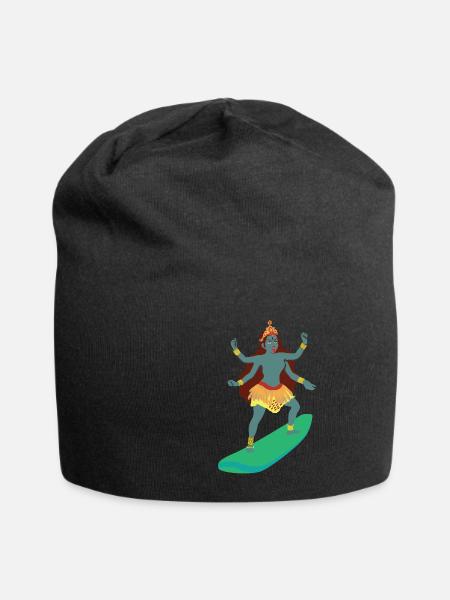 Surf Like Kali Yuga - Jersey Beanie - black