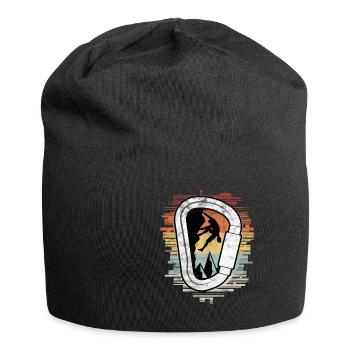Mousqueton grimpant Vintage Bouldering - Bonnet en jersey - noir - Devant