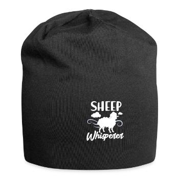 Schaf - Jersey-Beanie - Schwarz - Vorne