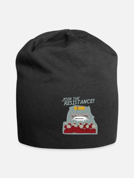 Moine nerd - Bonnet en jersey - noir