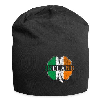 Irland - Jersey-Beanie - Schwarz - Vorne