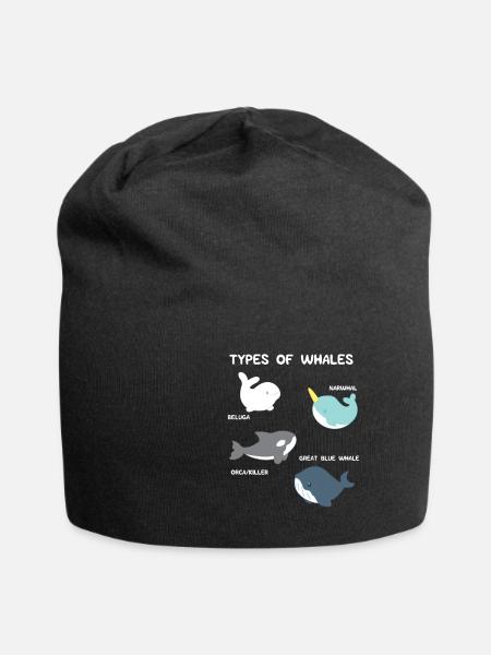 Marine Biologist - Oceanographer - Oceanologist - Whales - Jersey Beanie - black