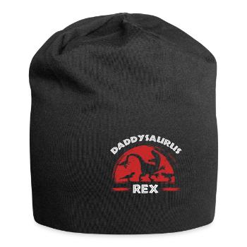 Daddysaurus Rex - Jersey Beanie - black - Front