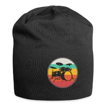 batteur - Bonnet en jersey - noir - Devant