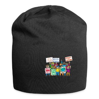 FRIDAY FOR FUTURE Umweltschutz Klimaschutz - Jersey-Beanie - Schwarz - Vorne