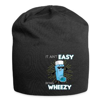 Asthma Inhaler Short breath Sport funny shortness of breath - Jersey Beanie - black - Front