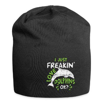 Delfin - Jersey-Beanie - Schwarz - Vorne