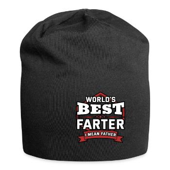 World’s Best Farter I Mean Father - Bonnet en jersey - noir - Devant