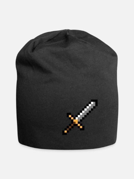 Cadeau de jeu d'ordinateur Geer Nerd 8Bit Geek - Bonnet en jersey - noir