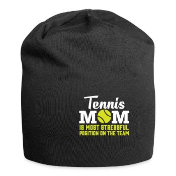 Tennis mother - Jersey Beanie - black - Front