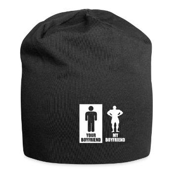 My Friend Your Friend Training Bodybuilder Best - Jersey Beanie - black - Front