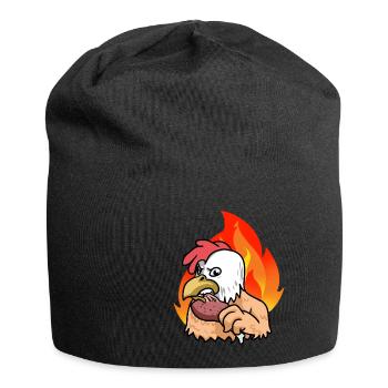 Poulets Grill Fast Food - Bonnet en jersey - noir - Devant