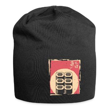 Sushi - Jersey-Beanie - Schwarz - Vorne