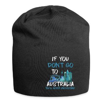 Australien - Jersey-Beanie - Schwarz - Vorne
