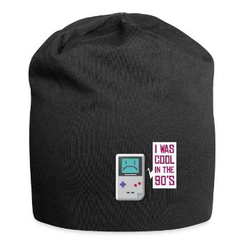 90s party outfit costume clothes clothing - Jersey Beanie - black - Front