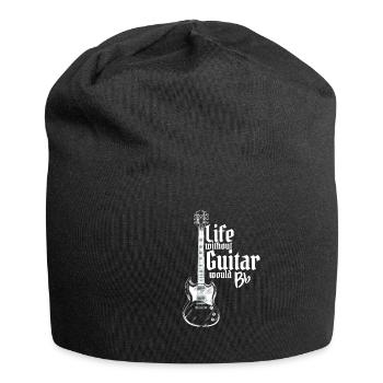 guitar - Jersey Beanie - black - Front