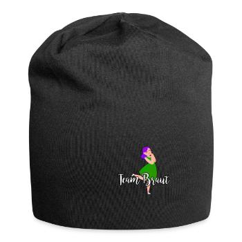 Team bride bachelorette party gift - Jersey Beanie - black - Front