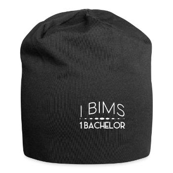 Abschluss Motto | graduation - design - Jersey-Beanie - Schwarz - Vorne