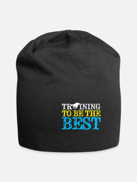 Horse Racing Gift Horse Racing Betting - Jersey Beanie - black
