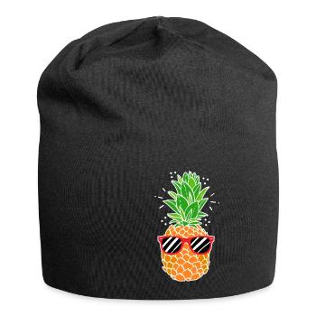ananas - Bonnet en jersey - noir - Devant
