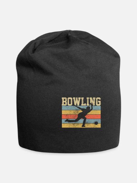 Bowling Bowling Bowling - Jersey Beanie - black