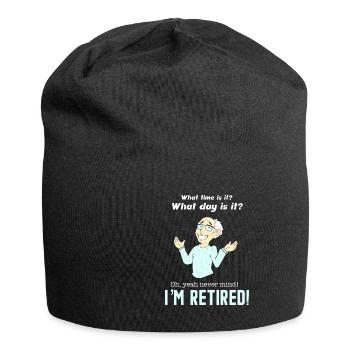 je suis retraité retraite drôle retraite retraite 2019 - Bonnet en jersey - noir - Devant