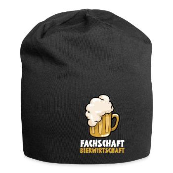 FACHSCHAFT BIERWIRTSCHAFT BWL Betriebswirtschaft - Jersey-Beanie - Schwarz - Vorne