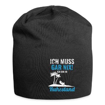Retirement 2019 retirement 63 60 colleagues farewell - Jersey Beanie - black - Front