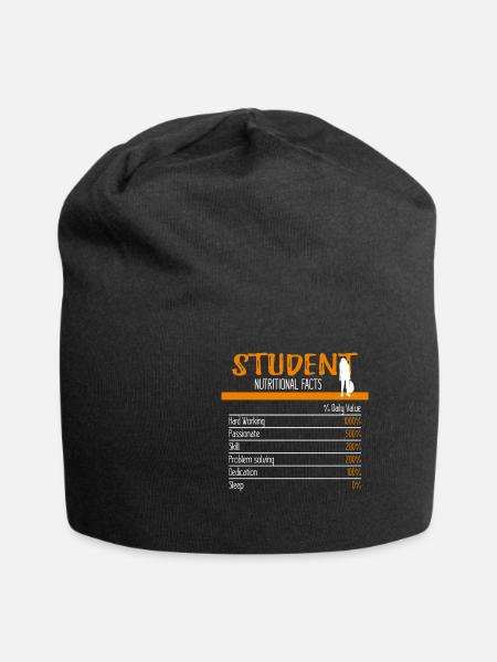 Student Ingredients - Jersey-Beanie - Schwarz