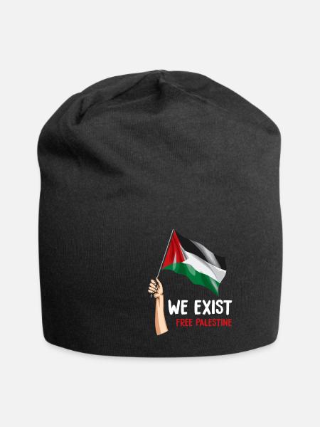 Palestine - Jersey Beanie - black