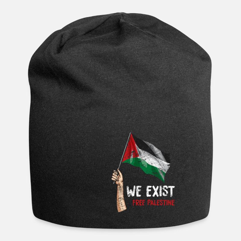 Palestine - Bonnet en jersey - noir