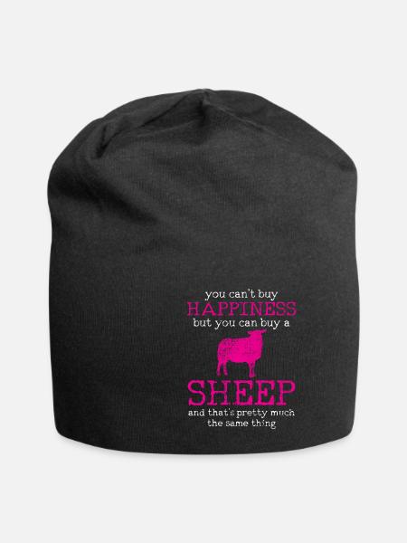sheep - Jersey Beanie - black