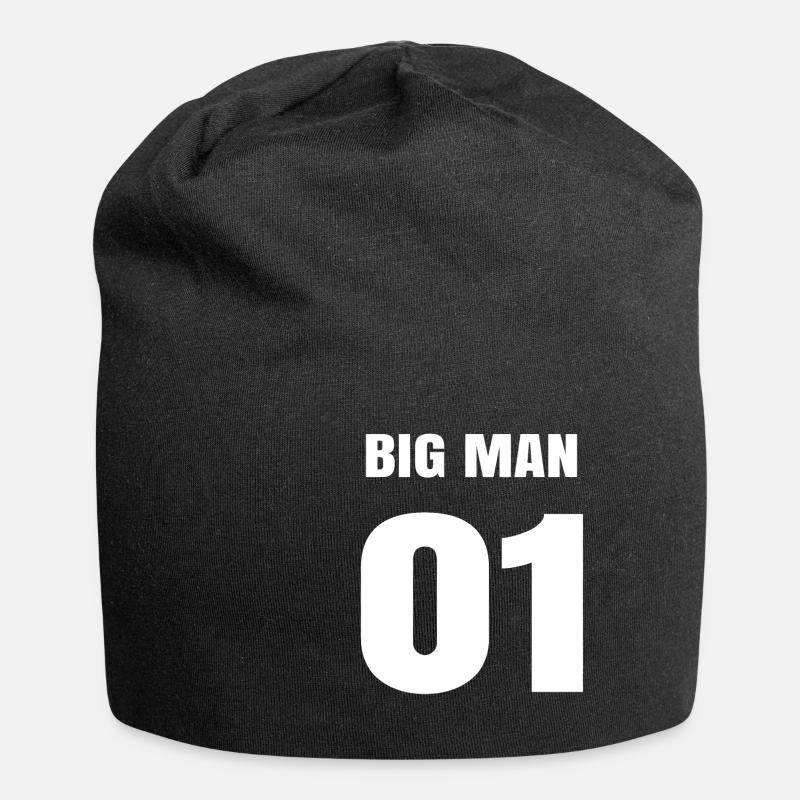 BIG MAN 01 - Jersey Beanie - black